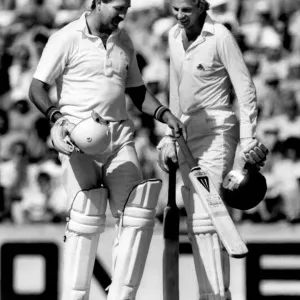 Graham Gooch and David Gower England v Australia 6th Test Print at the Oval Graham Gooch and David Gower England v Australia 6th Test Print at the Oval