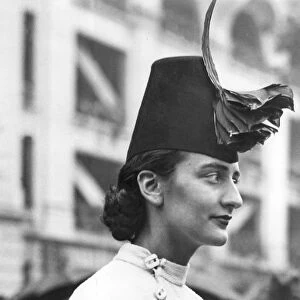 Hats on parade at Auteuil in France 1936