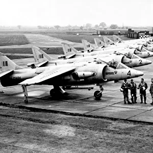 Hawker - Kestrel FGA. 1 Jump Jets at RAF Bircham Newton