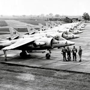 Hawker Kestrel FGA.1 Jump Jet Print 1965 RAF Aircraft Photo