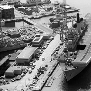 HMS Invincible at Portsmouth