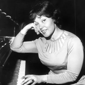 Jazz singer Cleo Laine, 1963 Jazz singer Cleo Laine, 1963