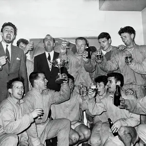 Jimmy Hill celebrates with Coventry City players including Gerge Curtis Jimmy Hill celebrates with Coventry City players including Gerge Curtis