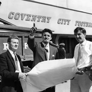 Jimmy Hill discusses modernisation of Coventry City Football Club with planners and builders, 1964 Jimmy Hill discusses modernisation of Coventry City Football Club with planners and builders, 1964