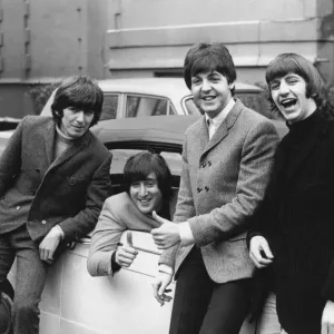John Lennon Passes Driving Test Print 1965 John Lennon Passes Driving Test Print 1965