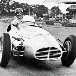 Juan Manuel Fangio driving a Maserati 1953