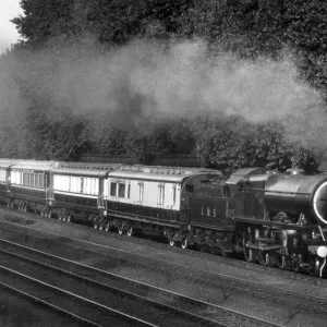 1940 L.M.S. Royal Train Print - Black and White Photograph 1940 L.M.S. Royal Train Print - Black and White Photograph