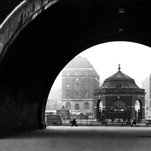 Leeds, looking towards Eastgate, from Leeds flats 1949