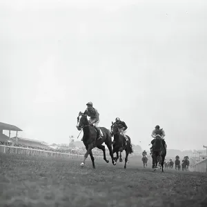 Lester Piggott on Never Say Die wins the Derby 1954