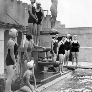 Egerton Park Lido Print 1939 Egerton Park Lido Print 1939