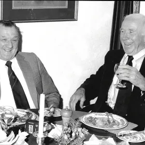 Bob Paisley with Sir Matt Busby Print Bob Paisley with Sir Matt Busby Print