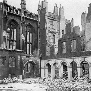 London in the Blitz Temple Church air raid 10