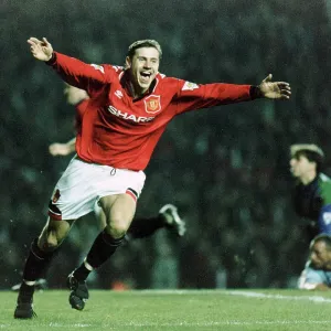 Andrei Kanchelskis Print, 1994 Manchester United vs Manchester City Andrei Kanchelskis Print, 1994 Manchester United vs Manchester City