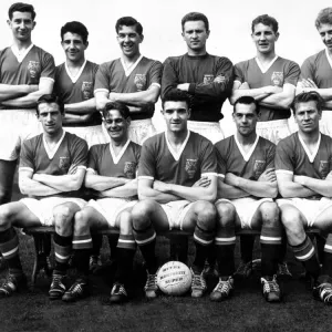 Manchester United team prior to the 1958 F. A. Cup Final