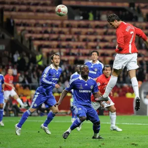 Cristiano Ronaldo Print - Manchester United Champions League Final 2008 Cristiano Ronaldo Print - Manchester United Champions League Final 2008