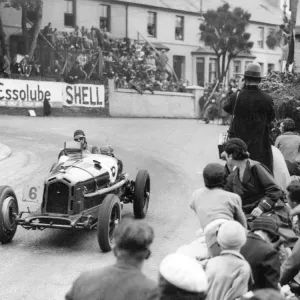 The Mannin Moar car race at Douglas, Isle of Man Print July 1933 The Mannin Moar car race at Douglas, Isle of Man Print July 1933