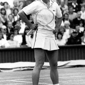 Martina Navratilova on her way to defeat in the Ladies Singles in the French Open against Steffi Graf Martina Navratilova on her way to defeat in the Ladies Singles in the French Open against Steffi Graf