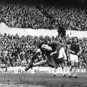 Mervyn Day Saves Print 1973 Mervyn Day Saves Print 1973