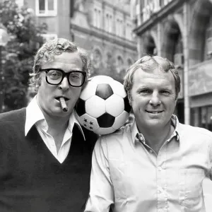 Michael Caine and Bobby Moore Print