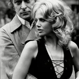 Michael Caine and Britt Ekland