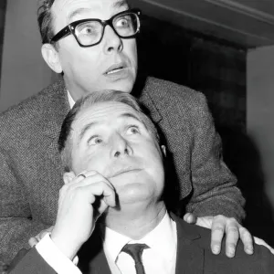 Eric Morecambe and Ernie Wise Rehearse Print, 1966
