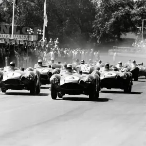 Aintree Motor Racing Print 1955 Aintree Motor Racing Print 1955