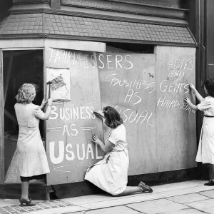 West End Hairdresser, London Print West End Hairdresser, London Print