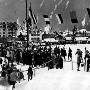 Chamonix 1924 Olympic Winter Games Print Chamonix 1924 Olympic Winter Games Print