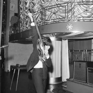Paul McCartney at Prince of Wales Theatre Rehearsal Print Paul McCartney at Prince of Wales Theatre Rehearsal Print