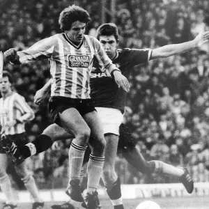 Phillips and Whiteside battle for possession Manchester United V Coventry FA Cup Phillips and Whiteside battle for possession Manchester United V Coventry FA Cup