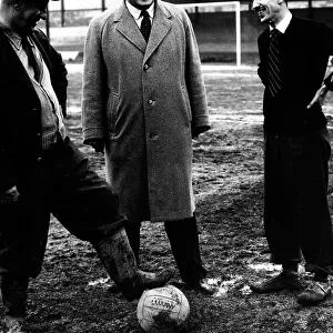 Pitch Inspection FA Cup: Southend United v Manchester City 1956