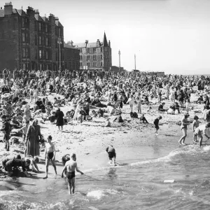 Portobello Beach Print 1951 Edinburgh Portobello Beach Print 1951 Edinburgh