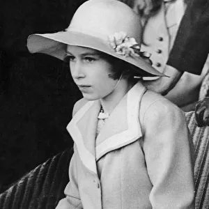 Princess Elizabeth, the future Queen Elizabeth II