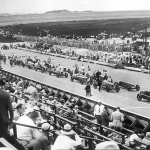 The race track in Miami, Florida in the 1920s The race track in Miami, Florida in the 1920s