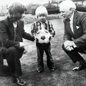 Raich Carter Junior with Father and Sunderland Team Captain