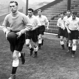 1954 England Training Session Print 1954 England Training Session Print