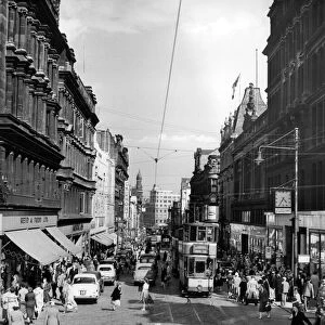 Sauchiehall Street looking east, Glasgow 25 / 06 / 1956