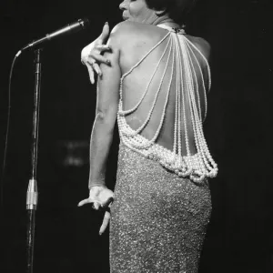 Shirley Bassey on stage