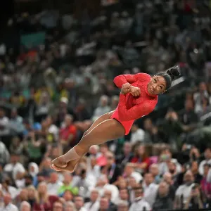 Simon Biles wins gold in the vault final. Paris 2024 Olympics Simon Biles wins gold in the vault final. Paris 2024 Olympics