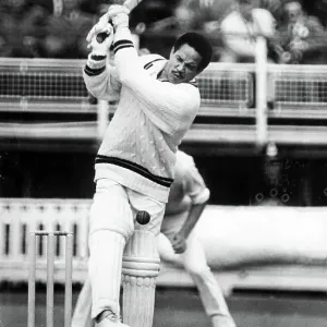 Sir Gary Sobers in action at Edgbaston 1973 Sir Gary Sobers in action at Edgbaston 1973