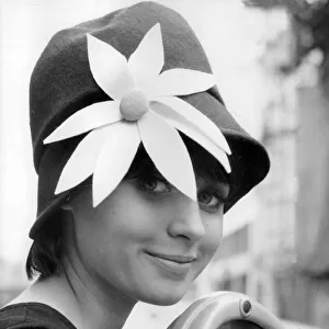 Sixties flower power hat