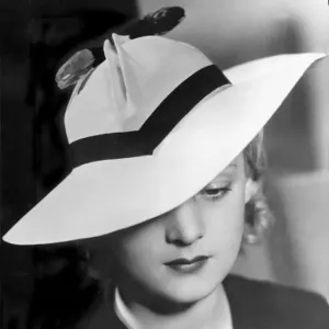 1930s Straw Hat Print 1930s Straw Hat Print