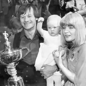 Alex Higgins with Family Print