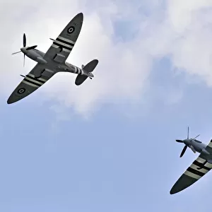 Spitfires from the battle of Britain Memorial flight
