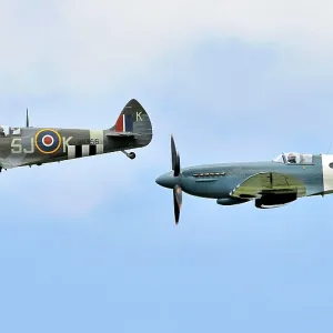 Spitfires from the battle of Britain Memorial flight