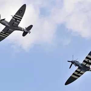 Spitfires from the battle of Britain Memorial flight
