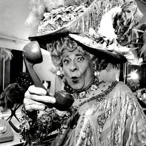 Stanley Baxter Print as a Pantomime Dame 1985 Stanley Baxter Print as a Pantomime Dame 1985