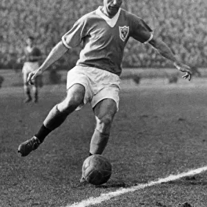 Stanley Matthews playing for Blackpool in 1958