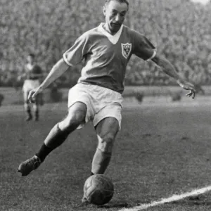 Stanley Matthews Print - Blackpool 1958