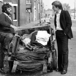Steve Daley of Man City chatting with Longsight rag and bone man Albert Scott Steve Daley of Man City chatting with Longsight rag and bone man Albert Scott